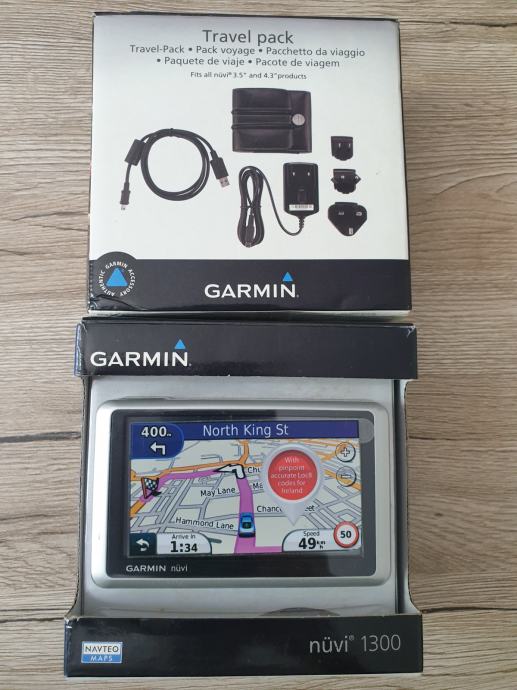 Garmin Nuvi 1300 navigacija v kompletu z dodatno opremo