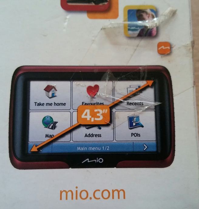 Mio Moov M400 Europe plus navigacija