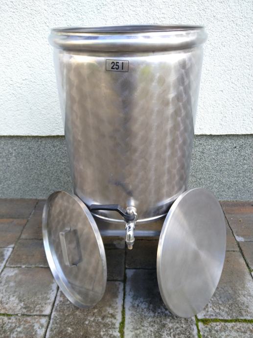 INOX sod za vino 25, 70 in 200 l