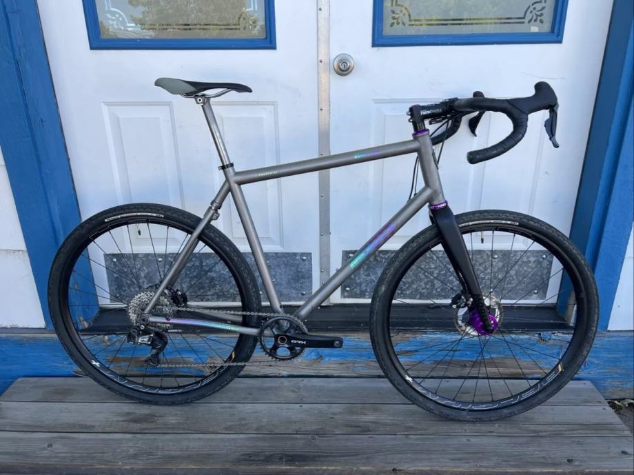 Moots Routt YBB 60cm Sram Shimano GRX Chris King Titanium Gravelbike