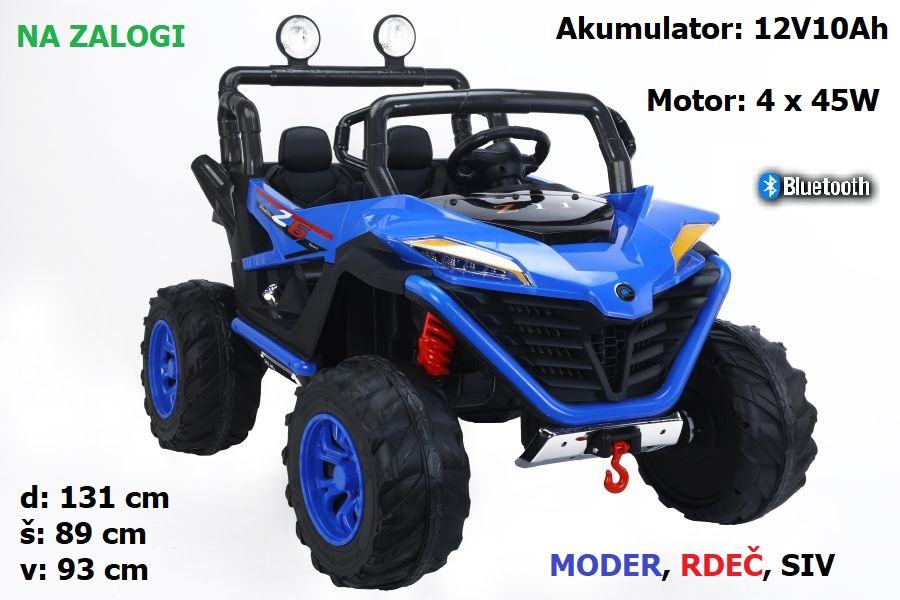 Buggy 4x4 na akumulator 12V10Ah - XJL-988