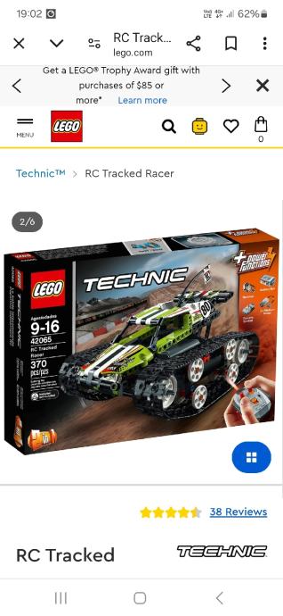 Prodam RC avtomobilček Lego Technic