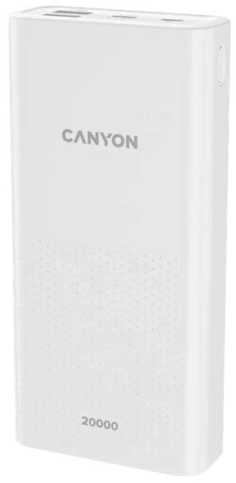 Canyon PB-2001 prenosna baterija, 20000 mAh, bela (CNE-CPB2001W) - odp