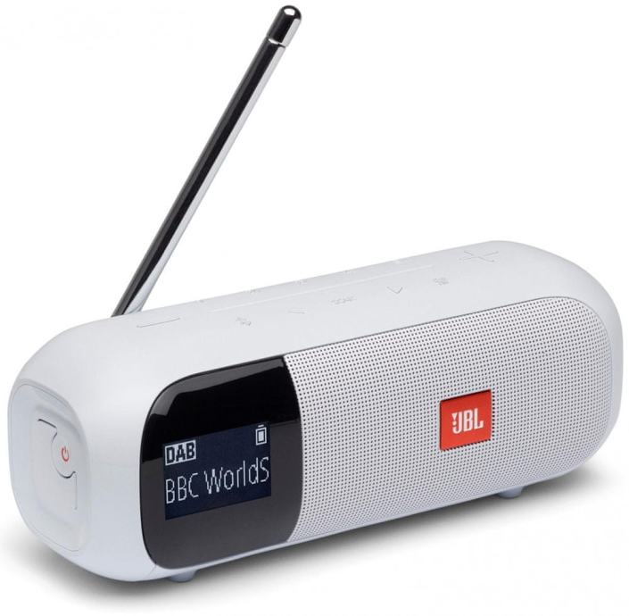 JBL radio Tuner 2, bela - odprta embalaža