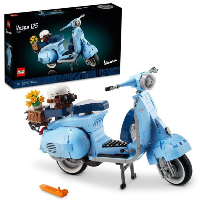 LEGO Icons 10298 Vespa 125 - odprta embalaža