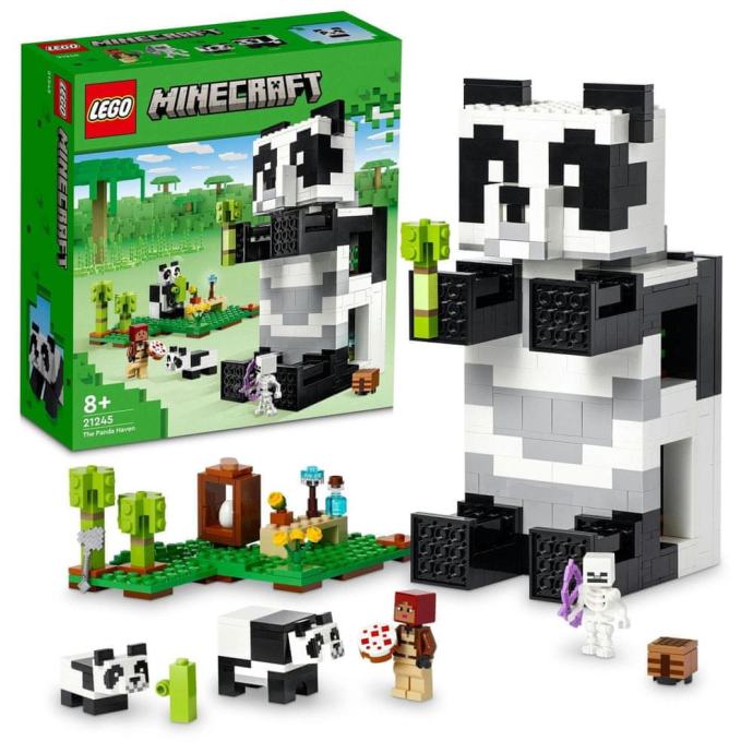 LEGO Minecraft 21245 Svetišče za pande - odprta embalaža