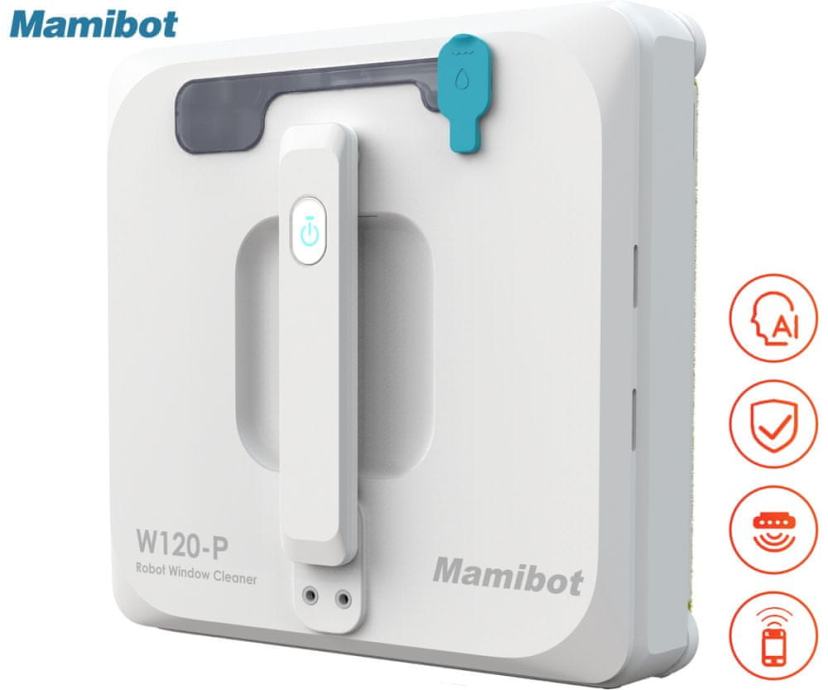 Mamibot W120-P robotski čistilec oken in površin, bel (Cloud White) -