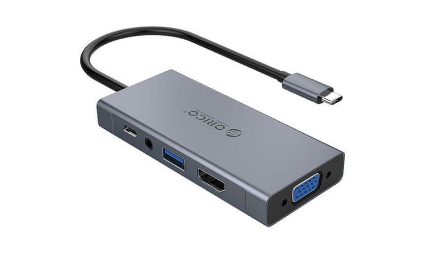 Orico MC-U501P USB-C priključna postaja, 5-v-1 - odprta embalaža