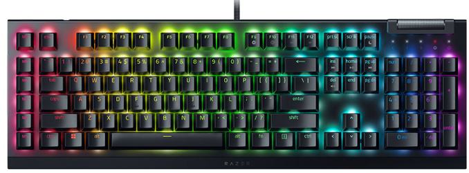 Razer Razer BlackWidow V4 X, rumena stikala, US SLO g., črna (RZ03-047