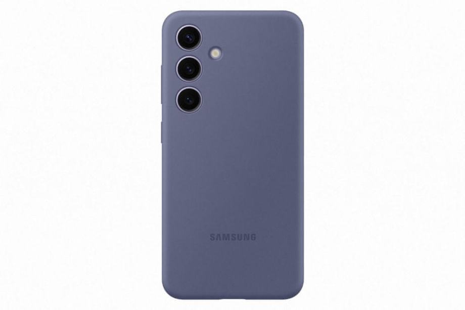 Samsung Galaxy S24 ovitek, silikonski, vijoličen - odprta embalaža