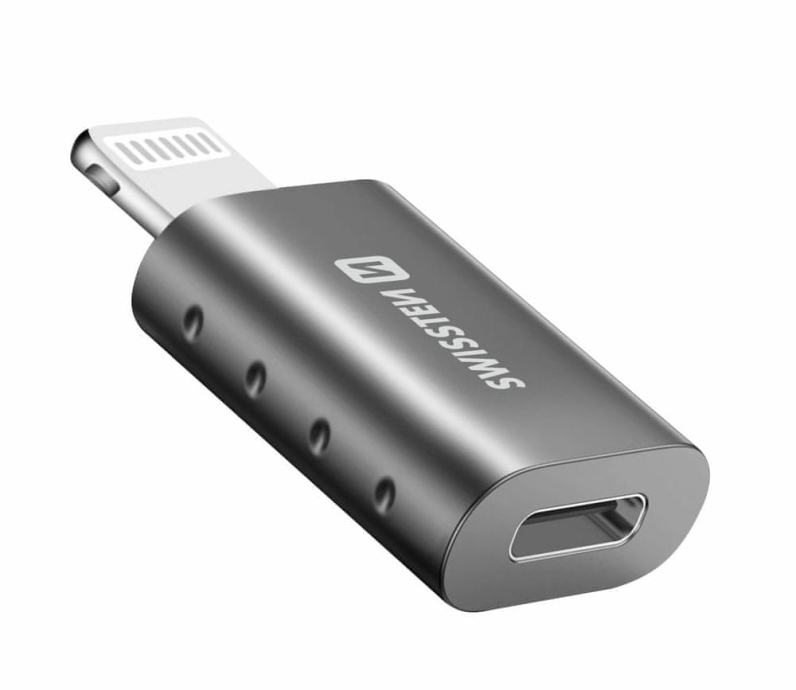 SWISSTEN adapter Lightning(M)/USB-C(F) (55500400) - odprta embala