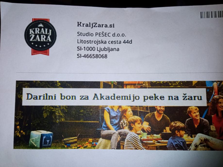 Darilni bon Kralj žara