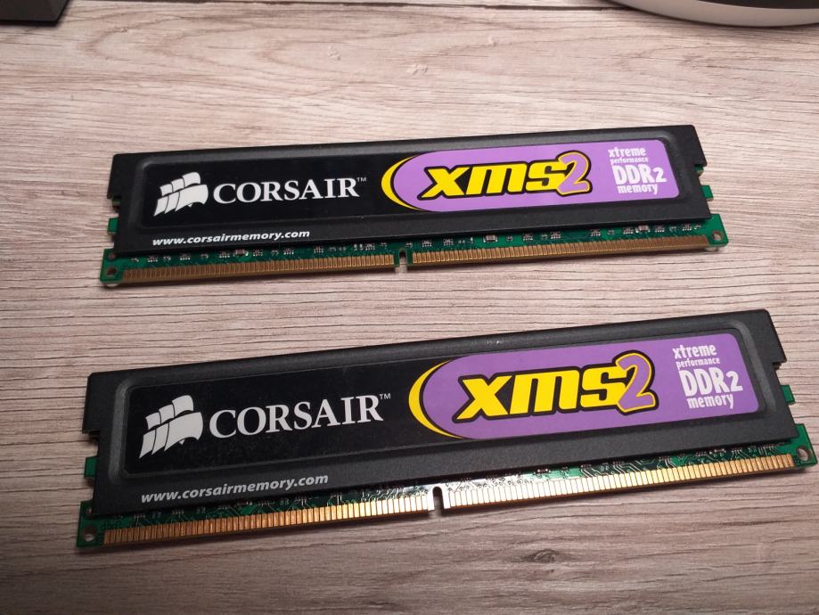 Corsair RAM 2 x 2Gb DDR2 800MHz