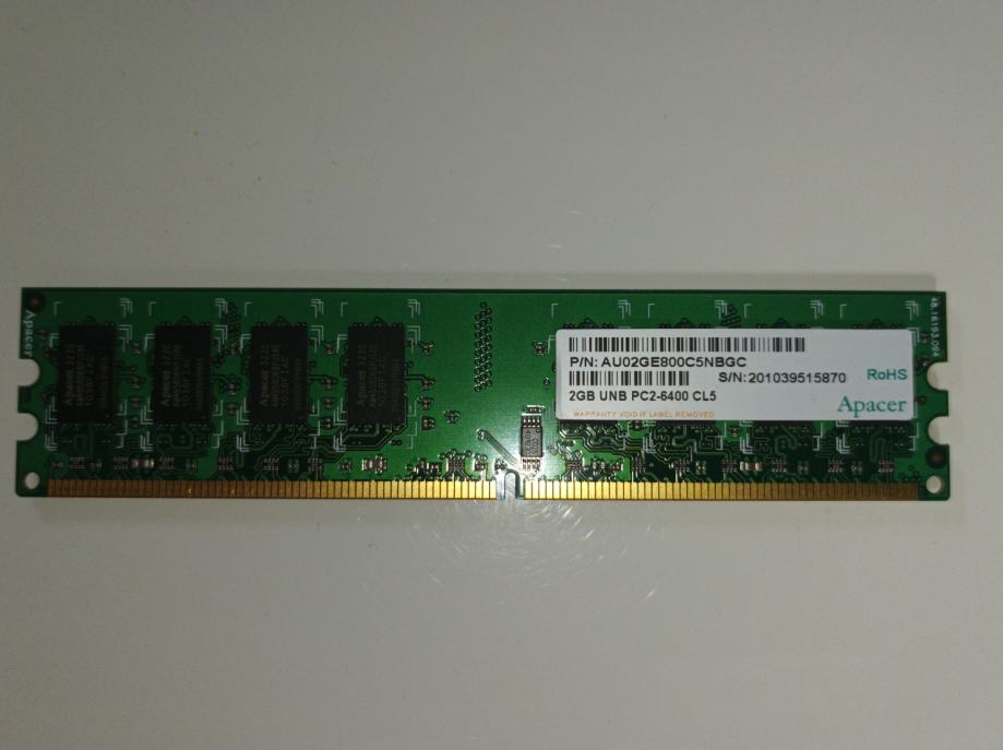 RAM APACER 2GB za hišni računalnik PC 6400