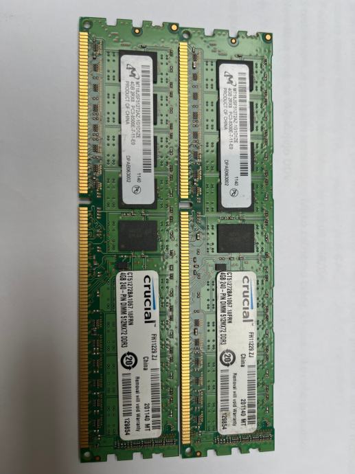 2 x DDR3 4Gb PC3-12800 Memory solution