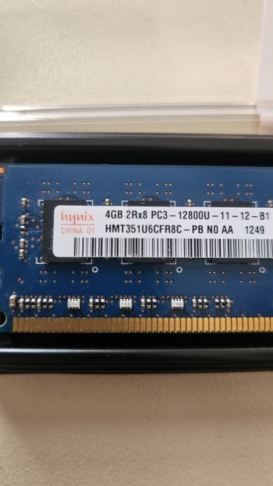 4GB DDR3 12800u 1600Mhz tudi za laptop