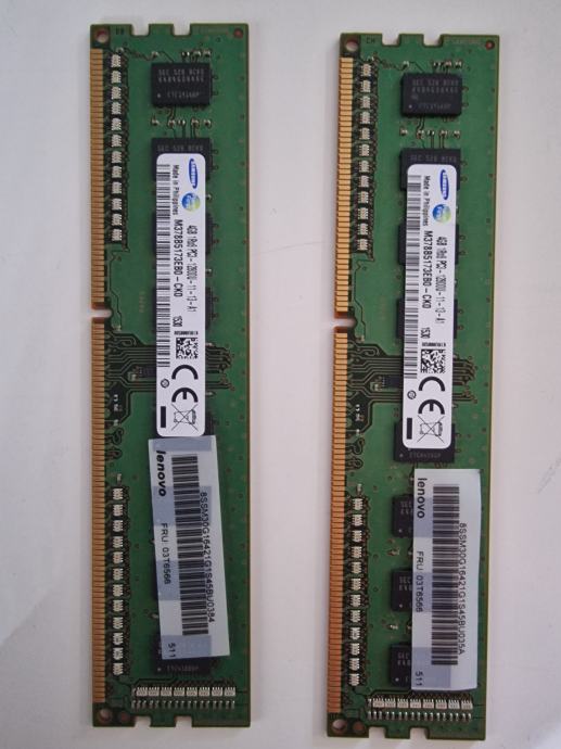 8gb (2x 4gb) DDR3 DIMM Samsung M378B5173EBO-CK0 1600mhz