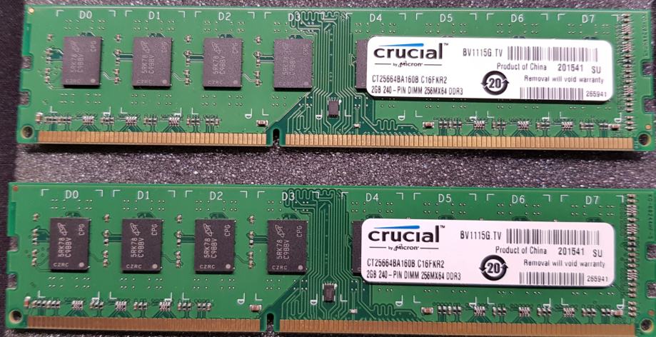 Crucial 2GB DDR3 RAM