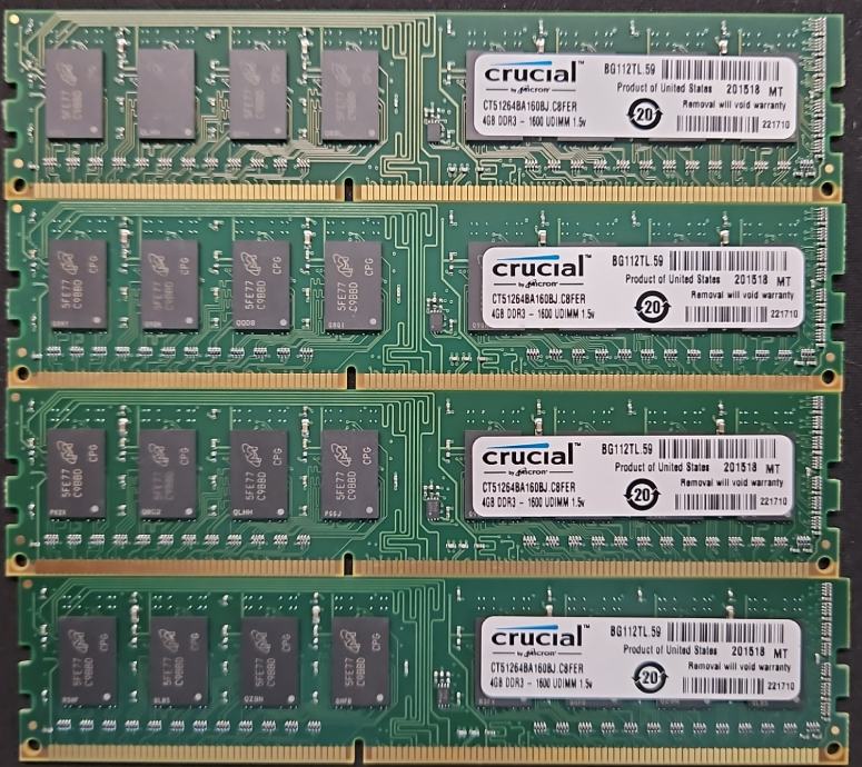 Crucial 4GB DDR3 RAM