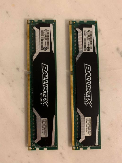 CRUCIAL BALLISTIX SPORT 2 x 8 GB (16GB) 1600mhz