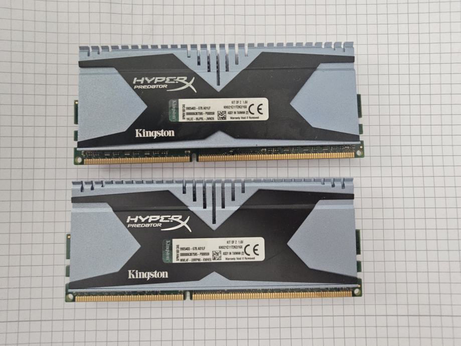 HyperX Predator Series 16GB (2x8GB) DDR3 2133MHz RAM