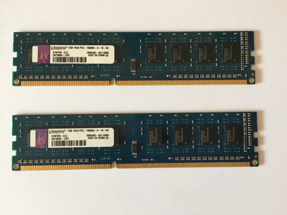 Kingston DDR3 RAM 2x 2GB