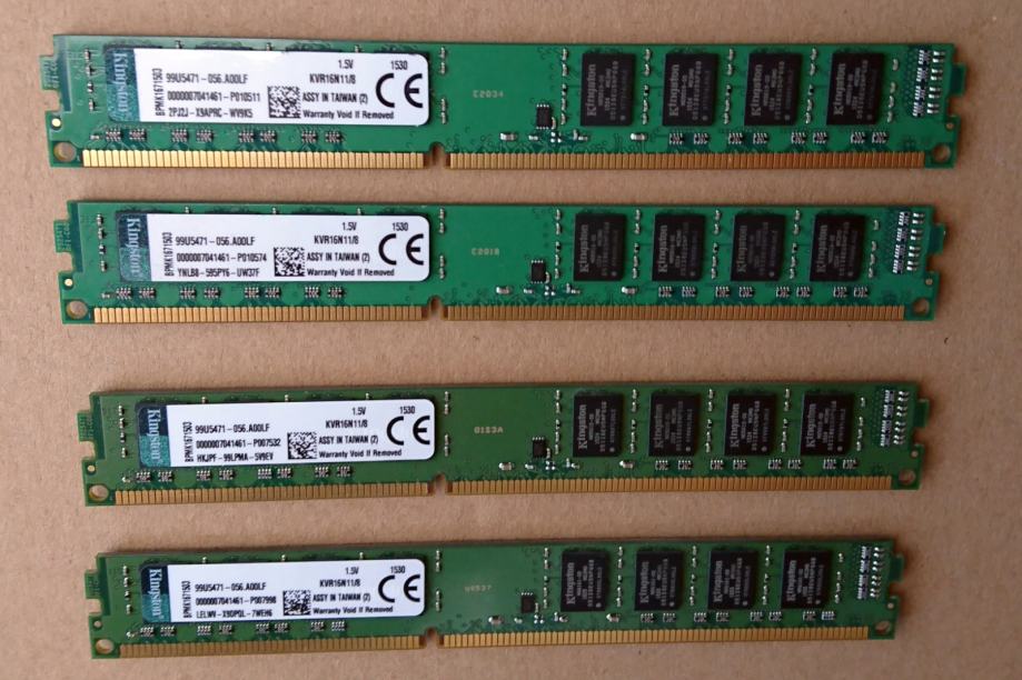 Pomnilnik 8GB DDR3 1600MHz KINGSTON - za PC