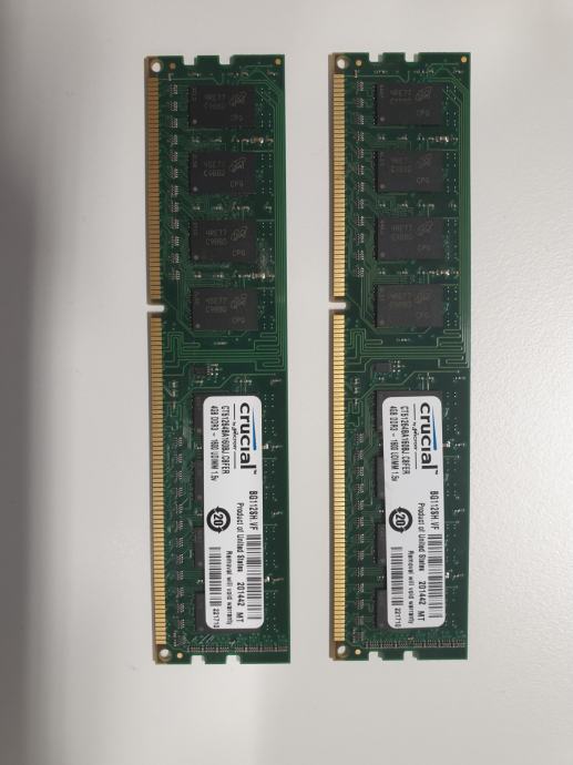 Ram Crucial 4 GB DDR3