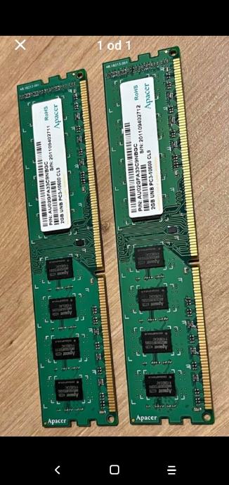 rami po 2gb ddr3/ grafična kartica 4 gb/doplačilo