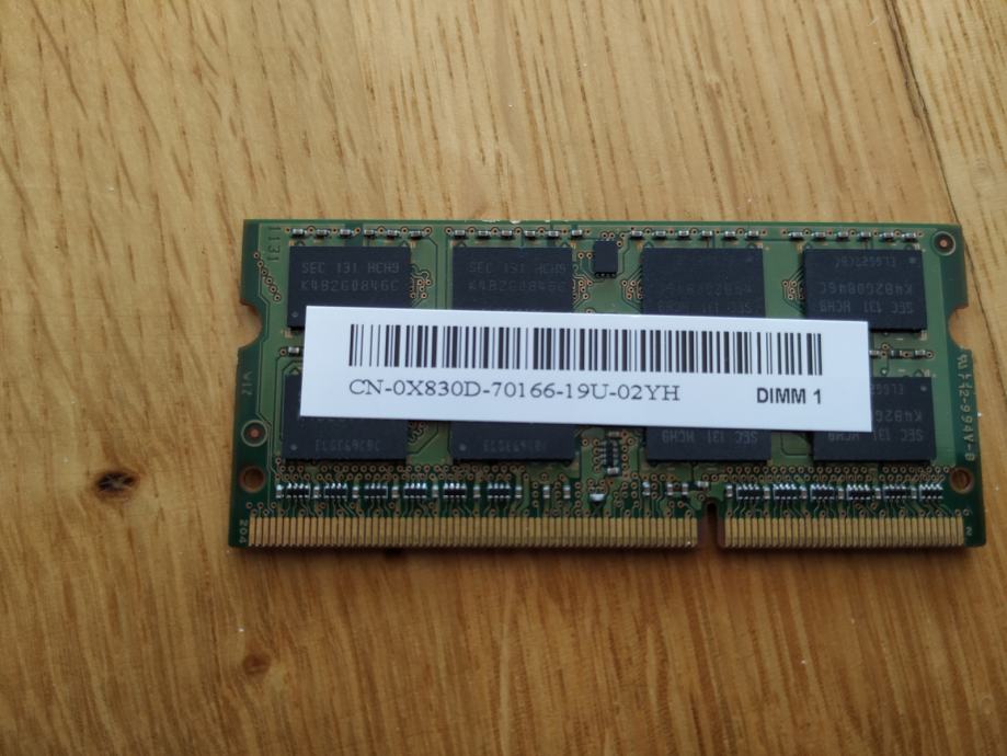 Samsung 4GB DDR3 SO-DIMM 1333 Mhz