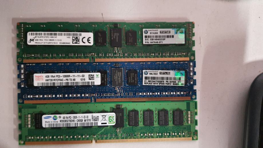 8GB (2x4GB) 1Rx4 ECC 12800R za Server/Workstation