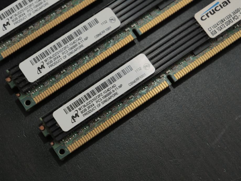 Pomnilnik Crucial CT3KIT102472BV1339 - 24GB 3x8GB DDR3 PC3-10600 ECC