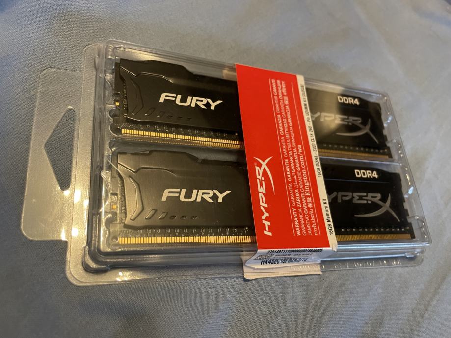 KINGSTON HyperX Fury 16GB (2x8GB) 3200Mhz DDR4