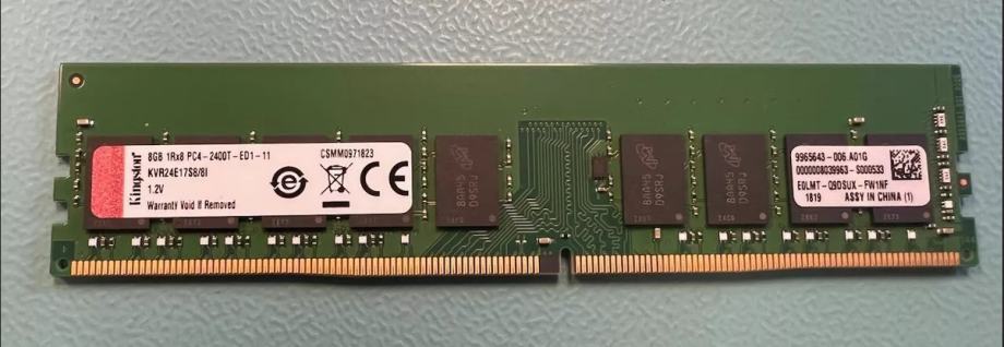 kingston 8 gb udimm ecc 2400 mhz