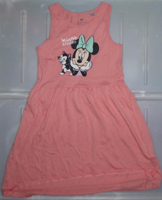 Dekliška obleka brez rokavov Disney Minnie H&M 134/140, 8-10 let