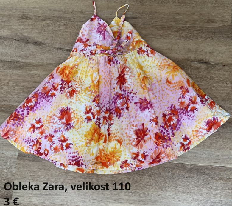 Poletna obleka Zara, velikost 110