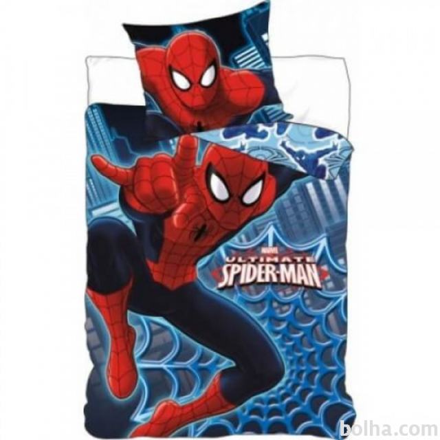 Posteljnina Spiderman