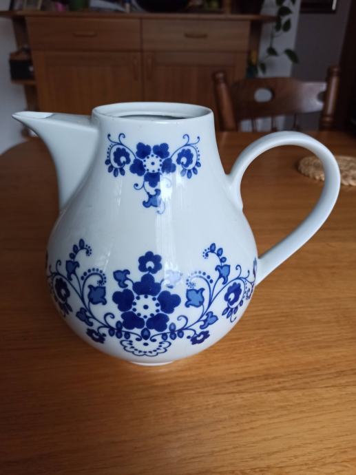 Čajnik, vaza, ECHT Kobalt Handmade porcelan