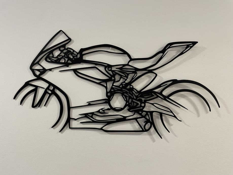 Ducati V2 Panigale Metal Wall Art