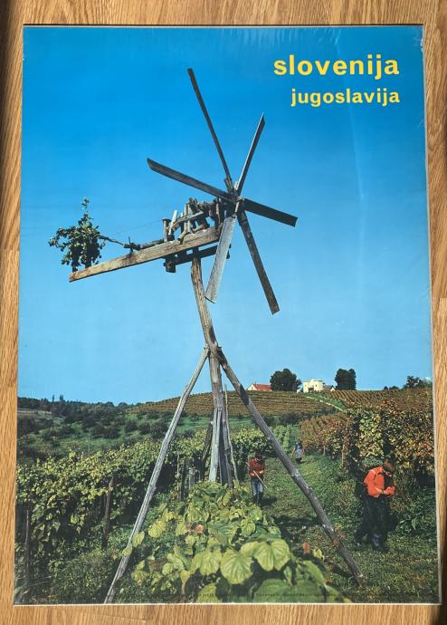 Exportprojekt: Slovenija, Jugoslavija, 1969, 48x67cm plakat/poster