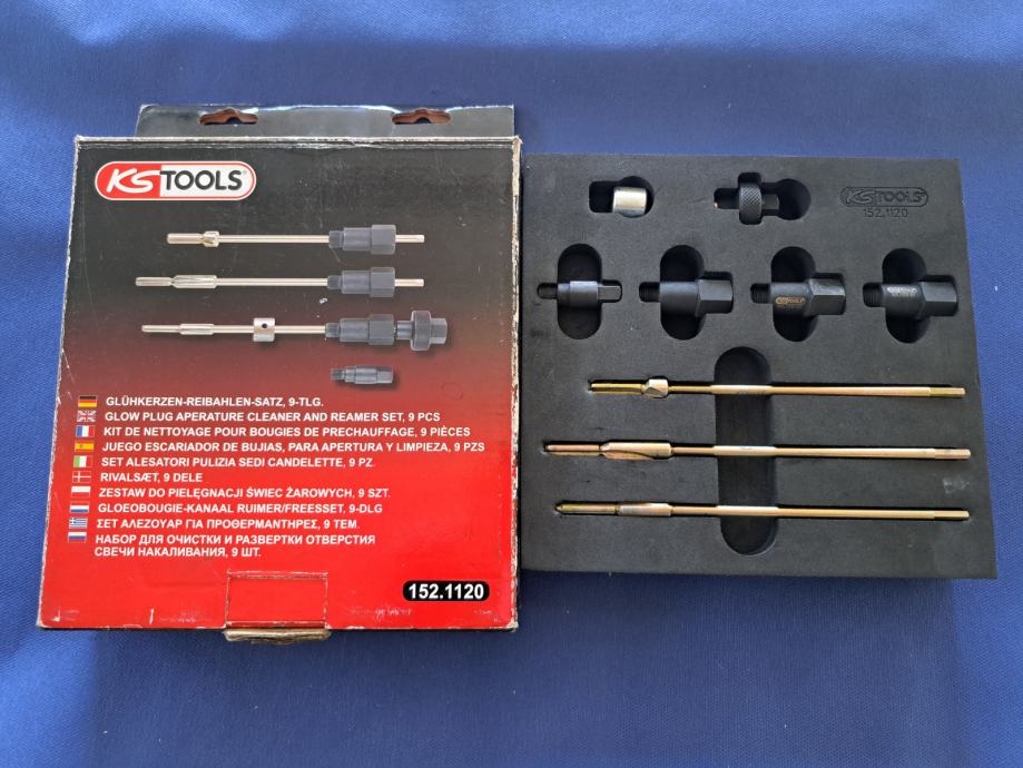 Komplet povrtal za grelne svečke - KS Tools