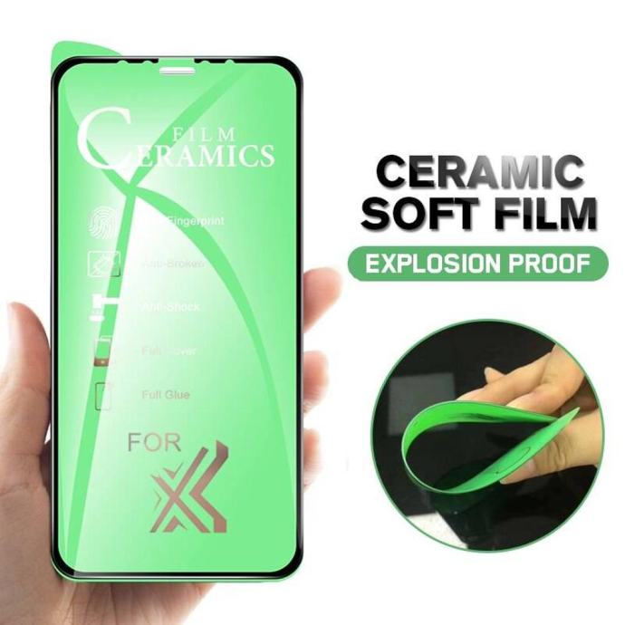 CERAMIC 9D zaščitno kaljeno steklo za Apple IPHONE 11 PRO X in XS