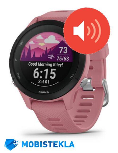 Garmin Forerunner 255S - popravilo zvočnika