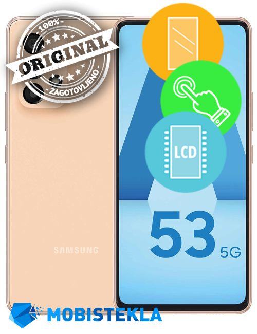 Samsung Galaxy A53 5G - Menjava Ekrana In Stekla - Original