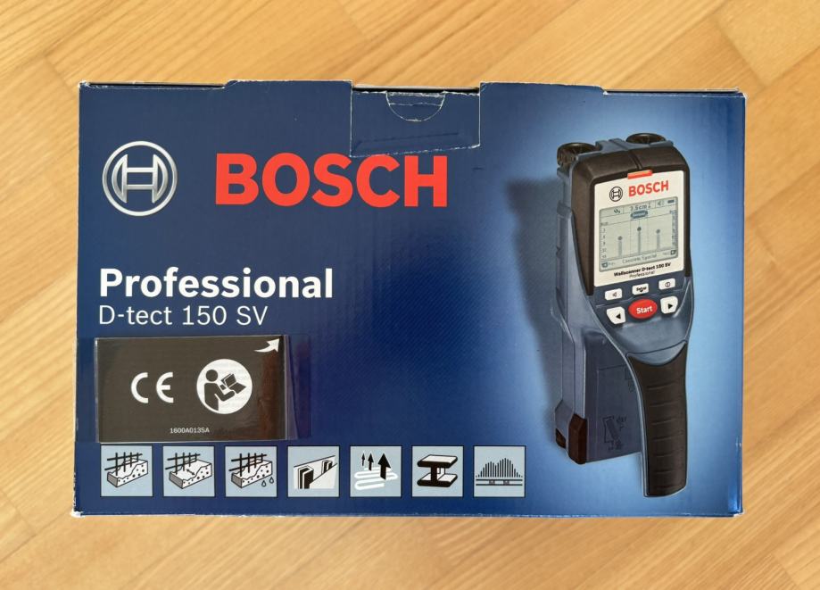 Digitalni stenski čitalnik Bosch Professional D-tect 150 SV