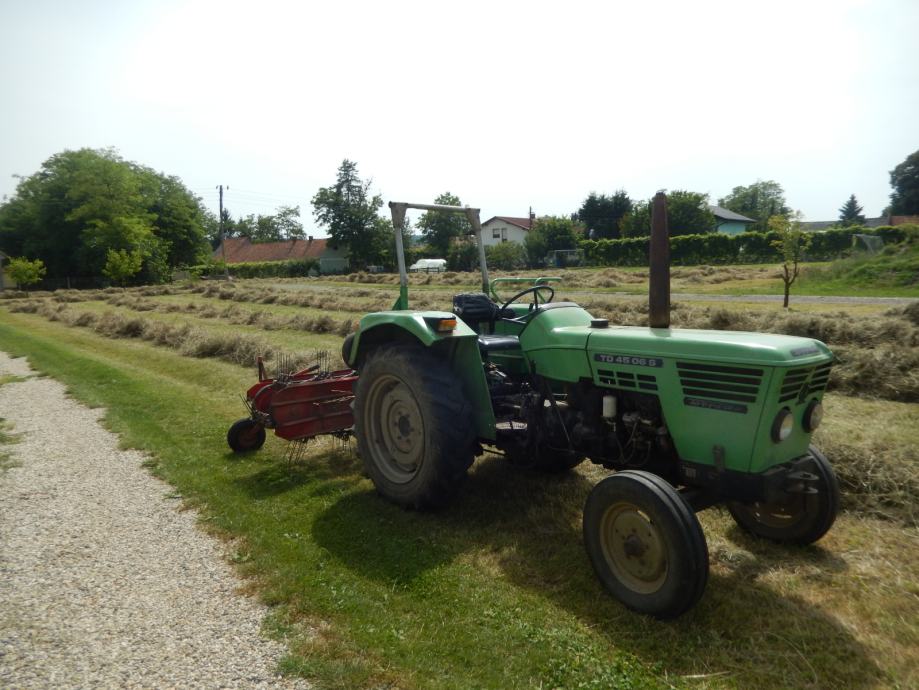 Prodam traktor torpedo deutz in stroje za spravilo sena