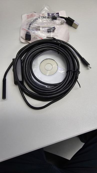 Endoscope endoskopska kamera 5.5mm z 5m dolgim kablom