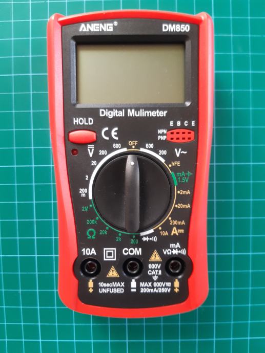 DIGITALNI MULTIMETER ANENG DM 850 (NOVO!)