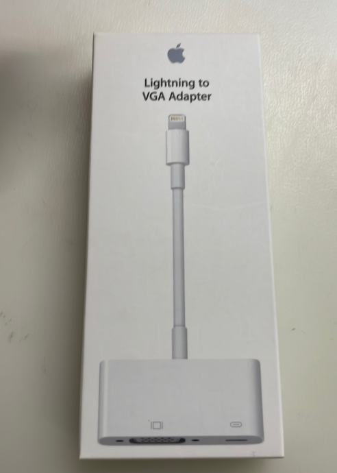 Apple Lightning to VGA adapter