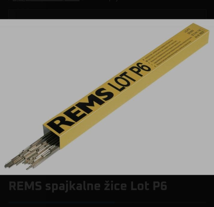 REMS LOT P6 spajkalne žice